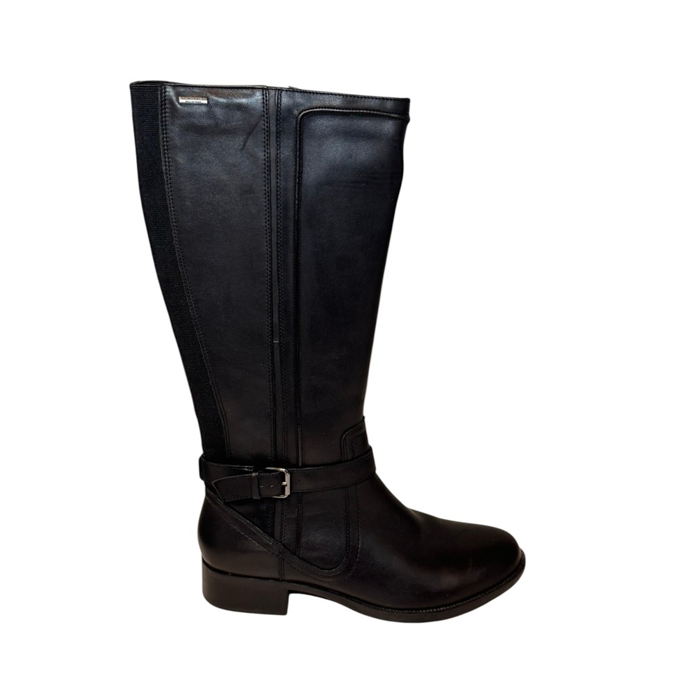 Rockport Hydro-Shield Waterproof Tall Riding Boots Black Leather Women's 11 NEW